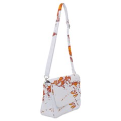 Can Walk On Fire, White Background Shoulder Bag With Back Zipper by picsaspassion