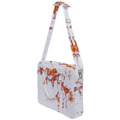 Can Walk On Fire, White Background Cross Body Office Bag by picsaspassion