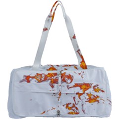 Can Walk On Fire, White Background Multi Function Bag by picsaspassion