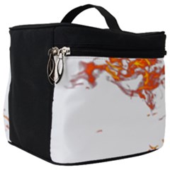 Can Walk On Fire, White Background Make Up Travel Bag (big) by picsaspassion