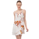 Can Walk on Fire, white background Summer Time Chiffon Dress View1