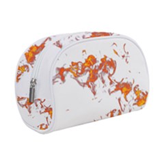 Can Walk On Fire, White Background Makeup Case (small)