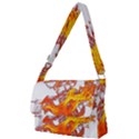 Can Walk on volcano Fire, white background Full Print Messenger Bag (L) View1