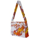 Can Walk on volcano Fire, white background Full Print Messenger Bag (L) View2