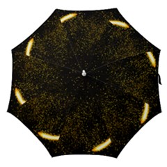 Cosmos Comet Dance, Digital Art Impression Straight Umbrellas by picsaspassion