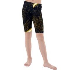 Cosmos Comet Dance, Digital Art Impression Kids  Mid Length Swim Shorts by picsaspassion