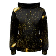 Cosmos Comet Dance, Digital Art Impression Women s Pullover Hoodie