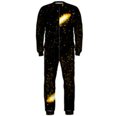 Cosmos Comet Dance, Digital Art Impression Onepiece Jumpsuit (men) 