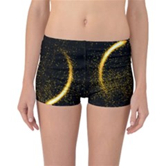 Cosmos Comet Dance, Digital Art Impression Reversible Boyleg Bikini Bottoms by picsaspassion