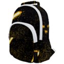 Cosmos comet dance, Digital art impression Rounded Multi Pocket Backpack View1