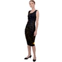 Cosmos comet dance, Digital art impression Sleeveless Pencil Dress View2