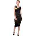 Cosmos comet dance, Digital art impression Sleeveless Pencil Dress View3