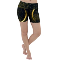 Cosmos Comet Dance, Digital Art Impression Lightweight Velour Yoga Shorts by picsaspassion