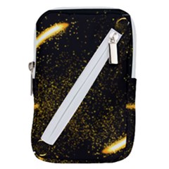 Cosmos Comet Dance, Digital Art Impression Belt Pouch Bag (small) by picsaspassion