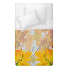 Autumn Maple Leaves, Floral Art Duvet Cover (single Size) by picsaspassion