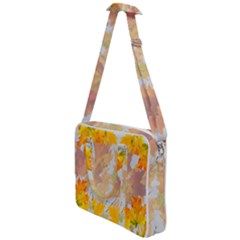 Autumn Maple Leaves, Floral Art Cross Body Office Bag by picsaspassion