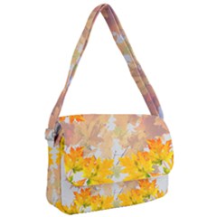 Autumn Maple Leaves, Floral Art Courier Bag by picsaspassion