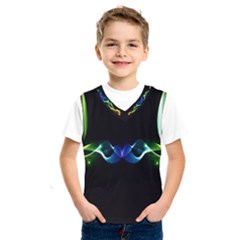 Colorful Neon Art Light Rays, Rainbow Colors Kids  Sportswear by picsaspassion