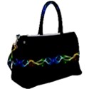 Colorful Neon Art Light rays, rainbow colors Duffel Travel Bag View2