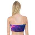 Blue Lightning colorful digital art Bandeau Top View2