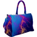 Blue Lightning colorful digital art Duffel Travel Bag View2