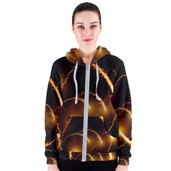 Flying Comets In The Cosmos Women s Zipper Hoodie