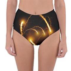 Flying Comets In The Cosmos Reversible High-waist Bikini Bottoms by picsaspassion