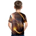 Flying Comets and light rays, digital art Kids  Cotton Tee View2