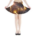 Flying Comets and light rays, digital art Mini Flare Skirt View3