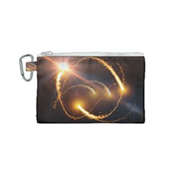 Flying Comets And Light Rays, Digital Art Canvas Cosmetic Bag (small)