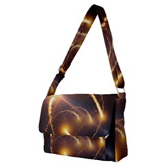 Flying Comets And Light Rays, Digital Art Full Print Messenger Bag (m) by picsaspassion