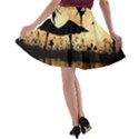 Cute Little Dancing Fairy In The Night A-line Skater Skirt View2