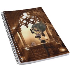 Little Dark Fairy In The Night 5 5  X 8 5  Notebook by FantasyWorld7