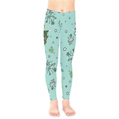 Evergreen Snow Kid s Leggings