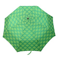 Pattern Texture Geometric Green Folding Umbrellas