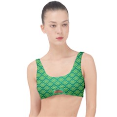 Pattern Texture Geometric Green The Little Details Bikini Top by Mariart