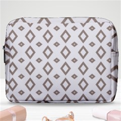 Background Texture Triangle Make Up Pouch (large) by HermanTelo