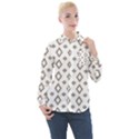 Background Texture Triangle Women s Long Sleeve Pocket Shirt View1