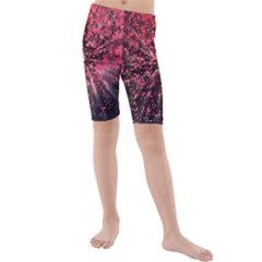 Abstract Background Wallpaper Kids  Mid Length Swim Shorts