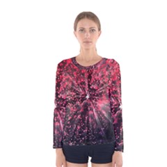 Abstract Background Wallpaper Women s Long Sleeve Tee