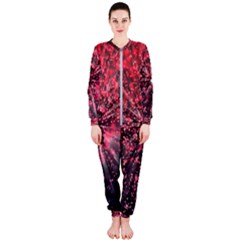 Abstract Background Wallpaper Onepiece Jumpsuit (ladies)  by HermanTelo