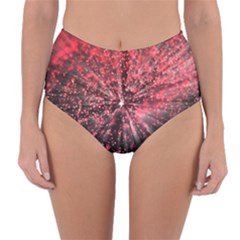 Abstract Background Wallpaper Reversible High-waist Bikini Bottoms