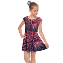 Abstract Background Wallpaper Kids  Cap Sleeve Dress