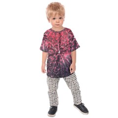 Abstract Background Wallpaper Kids  Raglan Tee