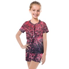 Abstract Background Wallpaper Kids  Mesh Tee And Shorts Set