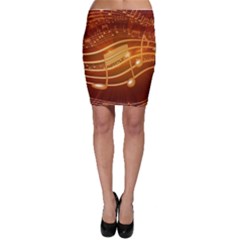 Music Notes Sound Musical Love Bodycon Skirt by HermanTelo