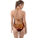 Music Notes Sound Musical Love Halter Cut-Out One Piece Swimsuit View2