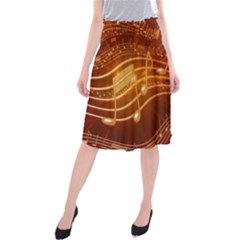 Music Notes Sound Musical Love Midi Beach Skirt