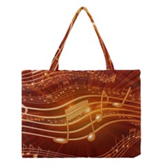 Music Notes Sound Musical Love Medium Tote Bag by HermanTelo