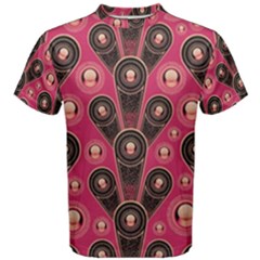 Background Abstract Pattern Men s Cotton Tee